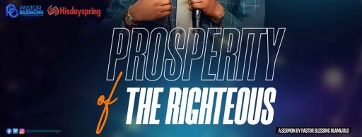 The Prosperity Pattern of the Righteous